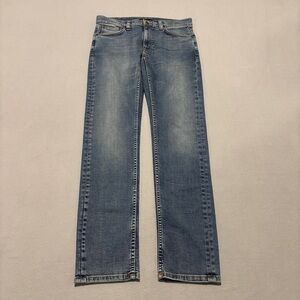 Nudie Jeans Lean Dean Broken Blue Jeans 30x32 32x31 Casual Normcore Denim‎